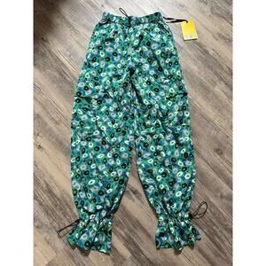 Diane von Furstenberg x Target Women's Utility Cargo Pants Jazz Spots XXS DVF